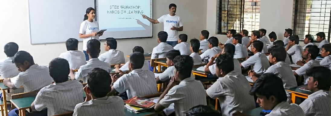CSR volunteer programs for rural students - Tech talk at SPOCO